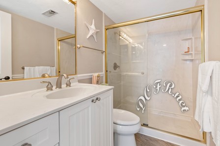 Guest Bathroom with Walk-In Shower